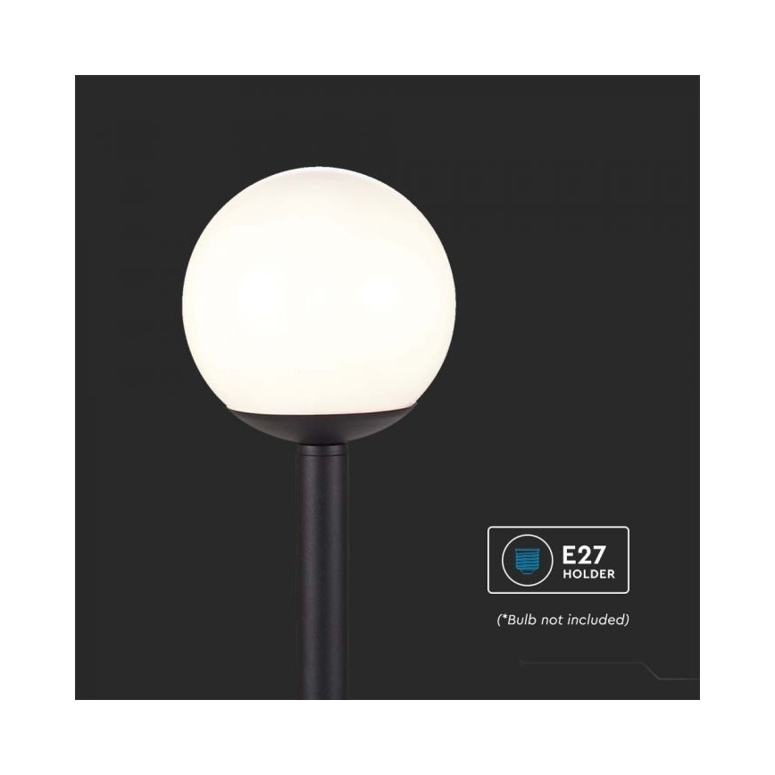 Candeeiro exterior 1xE27/60W/230V IP44 97 cm preto