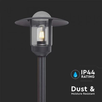 Candeeiro exterior 1xE27/60W/230V IP44 preto