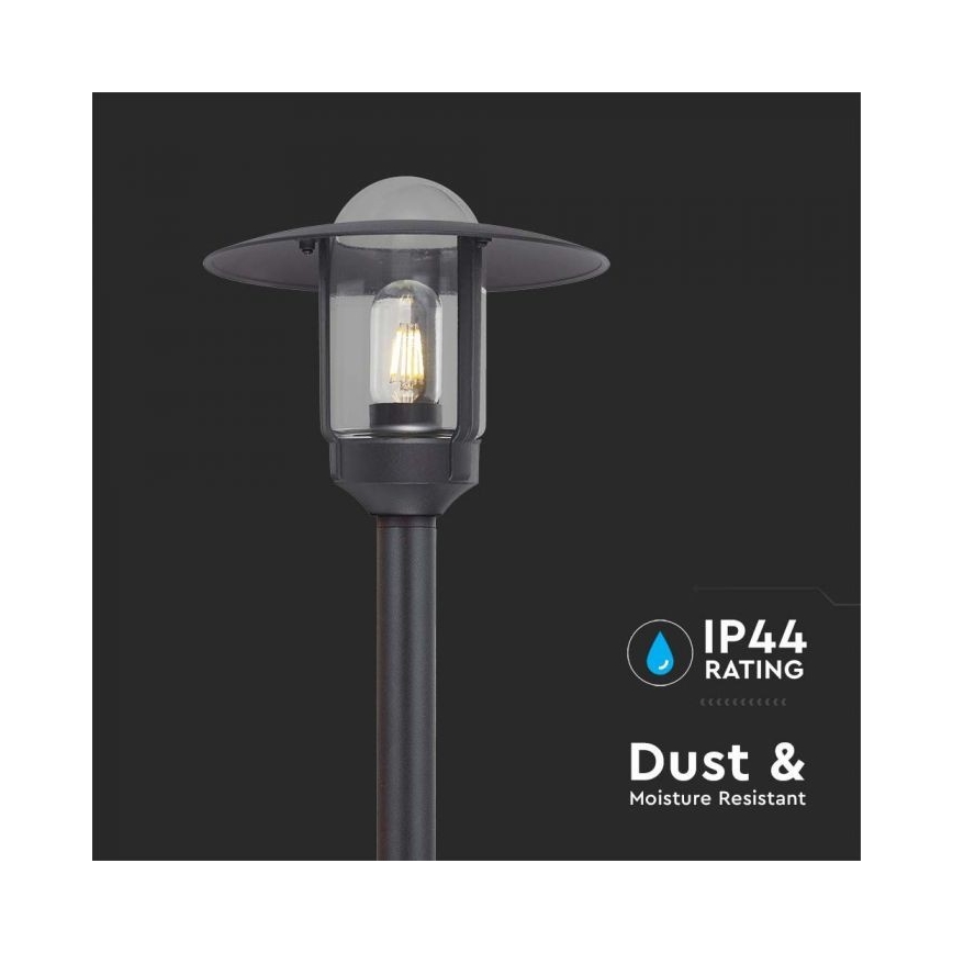 Candeeiro exterior 1xE27/60W/230V IP44 preto