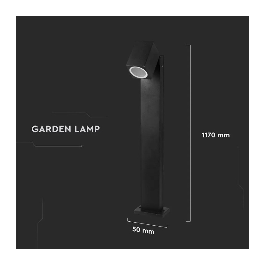 Candeeiro exterior 1xGU10/35W/230V IP44