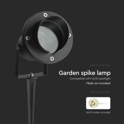 Candeeiro exterior 1xGU10/35W/230V IP65