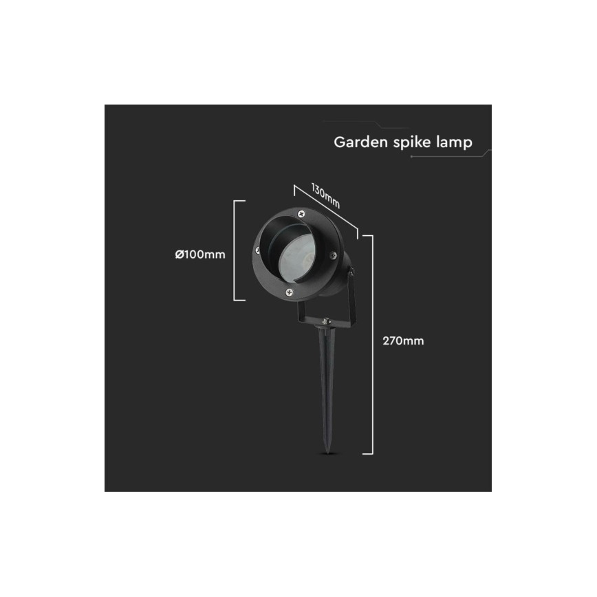 Candeeiro exterior 1xGU10/35W/230V IP65