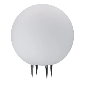 Candeeiro exterior ARGENTO 1xE27/15W/230V diâmetro 30 cm IP65 branco