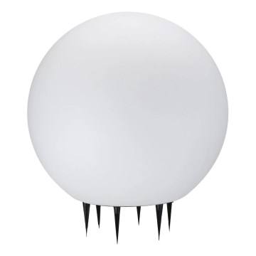 Candeeiro exterior ARGENTO 1xE27/15W/230V diâmetro 40 cm IP65 branco