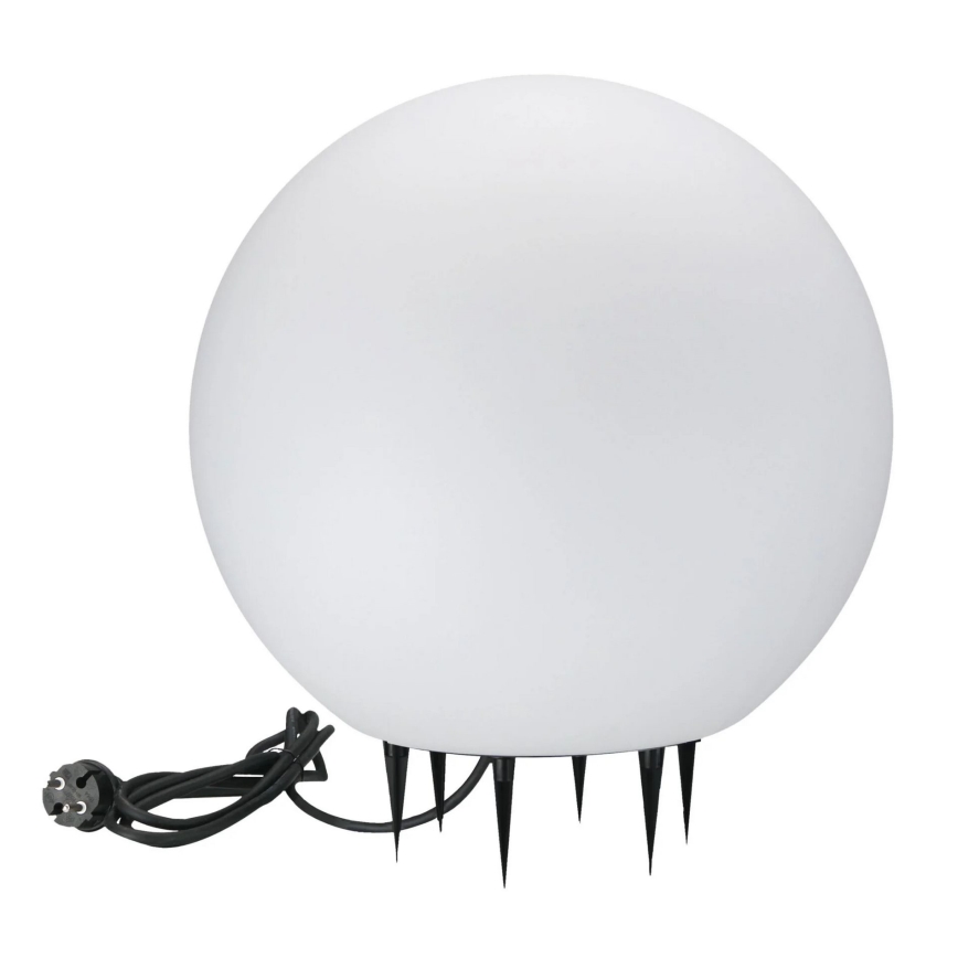 Candeeiro exterior ARGENTO 1xE27/15W/230V diâmetro 40 cm IP65 branco