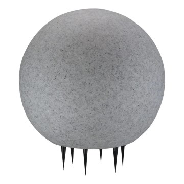 Candeeiro exterior ARGENTO 1xE27/15W/230V diâmetro 40 cm IP65 cinzento