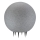 Candeeiro exterior ARGENTO 1xE27/15W/230V diâmetro 40 cm IP65 cinzento
