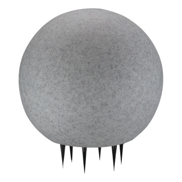 Candeeiro exterior ARGENTO 1xE27/15W/230V diâmetro 50 cm IP65 cinzento