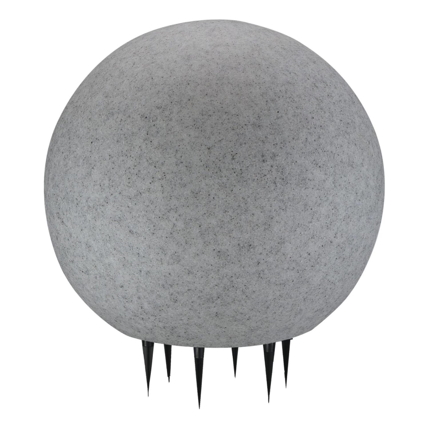 Candeeiro exterior ARGENTO 1xE27/15W/230V diâmetro 50 cm IP65 cinzento