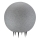 Candeeiro exterior ARGENTO 1xE27/15W/230V diâmetro 50 cm IP65 cinzento
