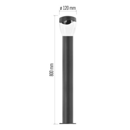 Candeeiro exterior ARTEO 1xE27/15W/230V IP44 80 cm