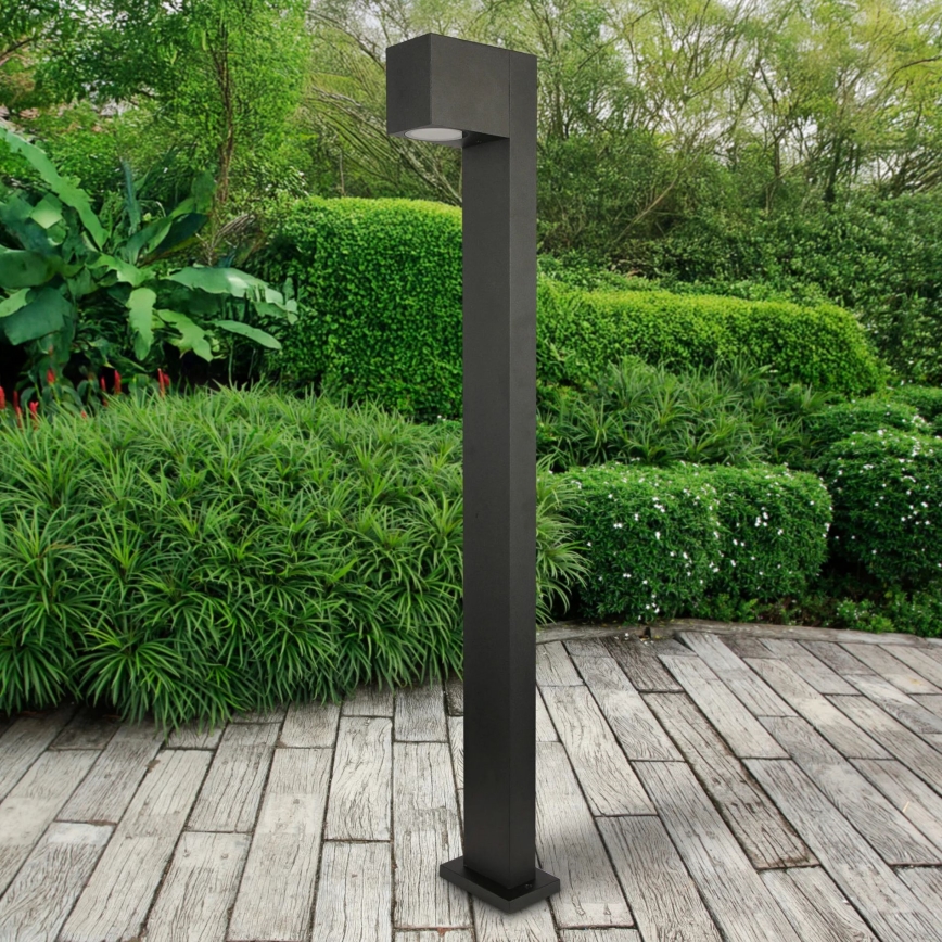 Candeeiro exterior BOSTON 1xGU10/10W/230V 80 cm IP54 preto