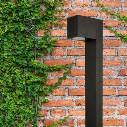 Candeeiro exterior BOSTON 1xGU10/10W/230V 80 cm IP54 preto