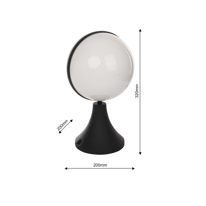 Candeeiro exterior CIRCULO 1xE27/40W/230V IP44