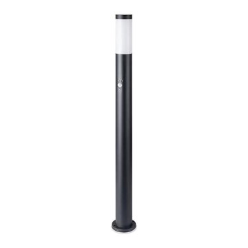 Candeeiro exterior com sensor 1xE27/60W/230V IP44 110cm preto