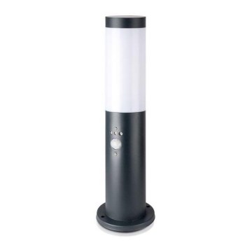 Candeeiro exterior com sensor 1xE27/60W/230V IP44 45cm antracite