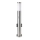 Candeeiro exterior com sensor + 2 tomadas SCHUKO 1xE27/60W/230V IP44 60cm cromado mate