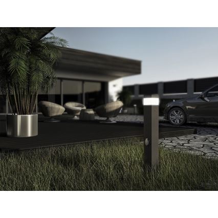 Candeeiro exterior com sensor e tomada GARD 1xE14/60W IP44