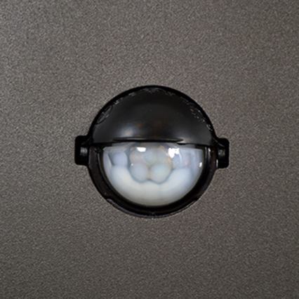 Candeeiro exterior com sensor NEW YORK 1xE27/12W/230V IP44 44 cm grafite