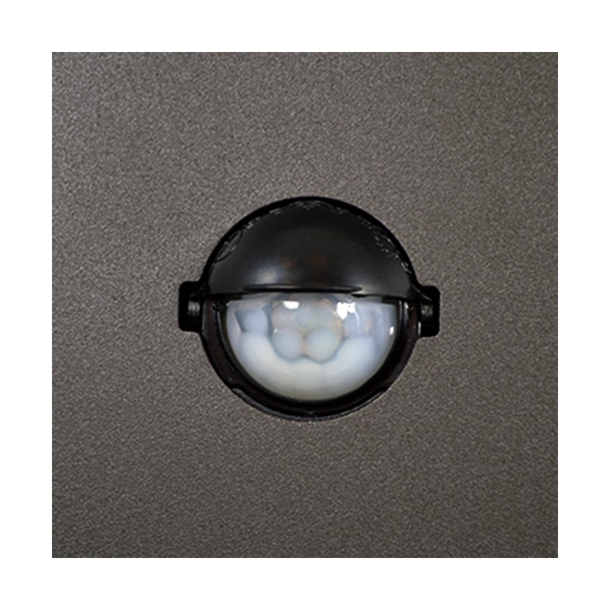 Candeeiro exterior com sensor NEW YORK 1xE27/12W/230V IP44 44 cm grafite