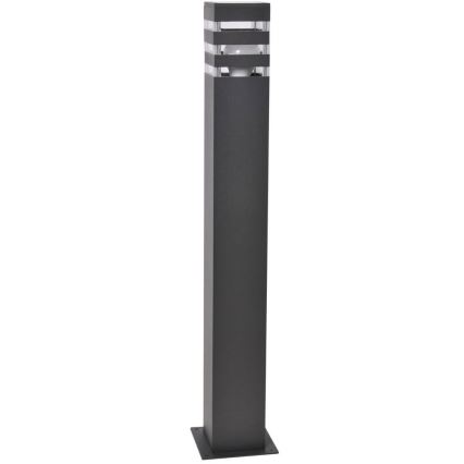 Candeeiro exterior com sensor TEKSAS 1xE27/12W/230V IP44 74 cm grafite