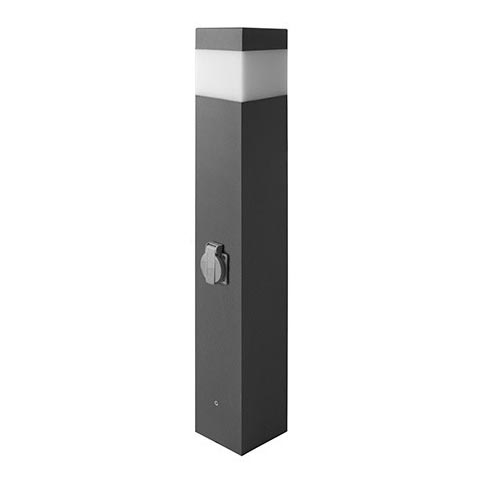 Candeeiro exterior com tomada GARD 1xE14/60W/230V IP44