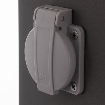 Candeeiro exterior com tomada GARD 1xE14/60W/230V IP44