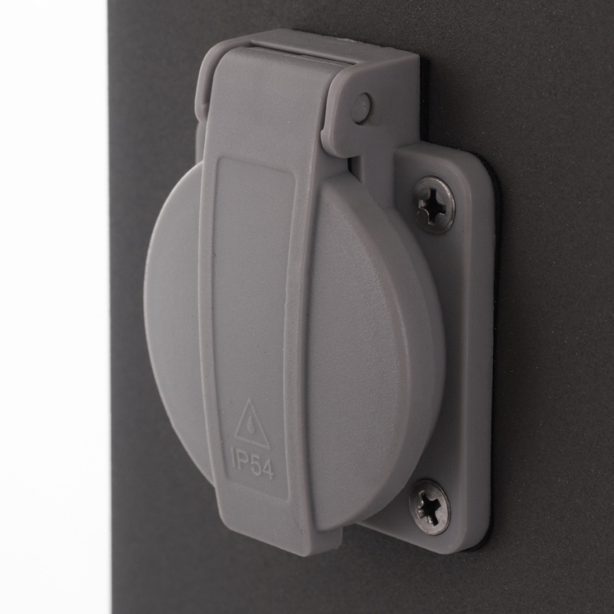 Candeeiro exterior com tomada GARD 1xE14/60W/230V IP44