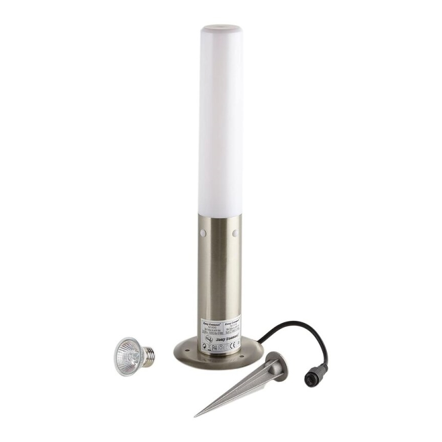 Candeeiro exterior EASY CONNECT 1xE27/20W/230V IP44 aço inoxidável