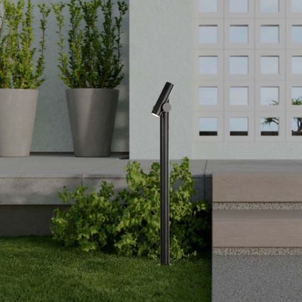 Candeeiro exterior flexível LED LED/4W/230V 3000K IP44 100 cm preto