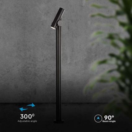 Candeeiro exterior flexível LED LED/4W/230V 3000K IP44 100 cm preto