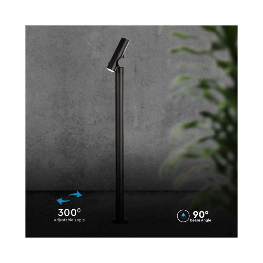 Candeeiro exterior flexível LED LED/4W/230V 3000K IP44 100 cm preto