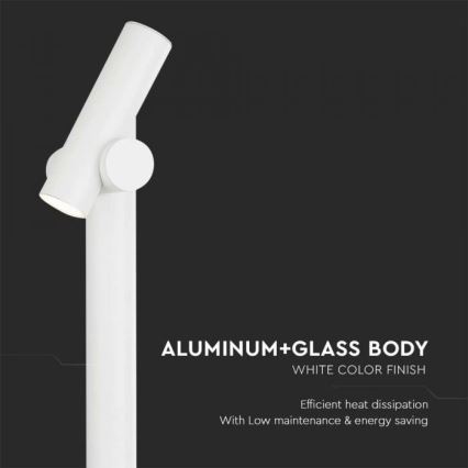 Candeeiro exterior flexível LED LED/4W/230V 4000K IP44 100 cm branco
