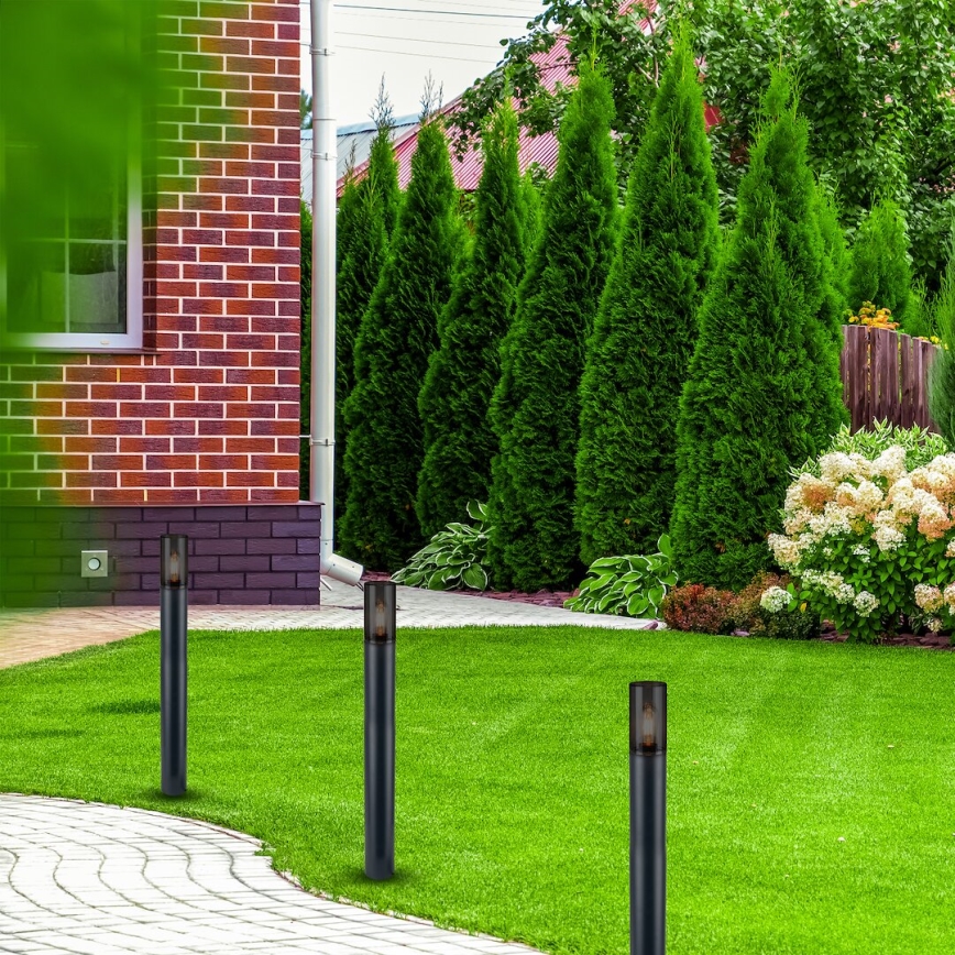 Candeeiro exterior HARLEM 1xE27/60W/230V 80 cm IP44 preto