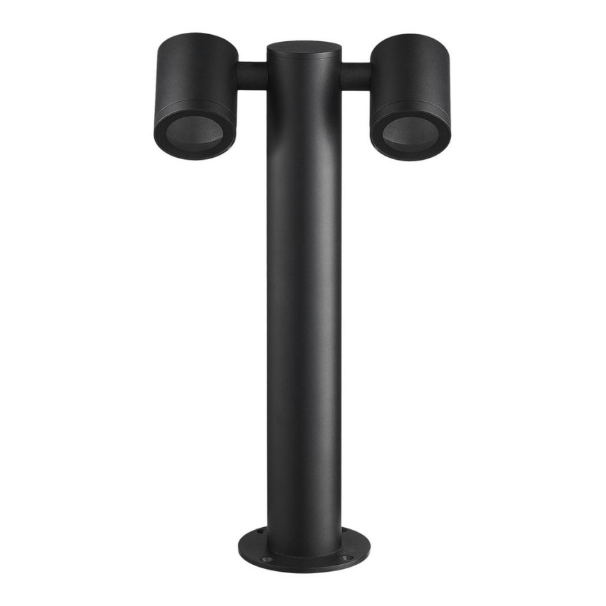 Candeeiro exterior KETTO 2xGU10/60W/230V IP44 preto