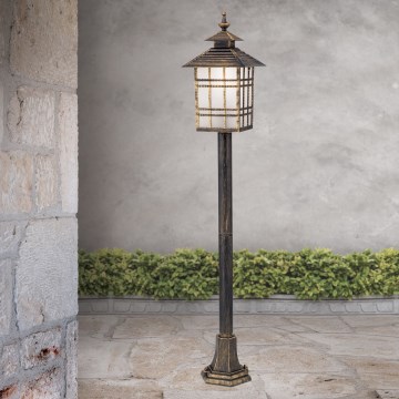Candeeiro exterior KIKO 1xE27/11W/230V IP44 bronze/pátina