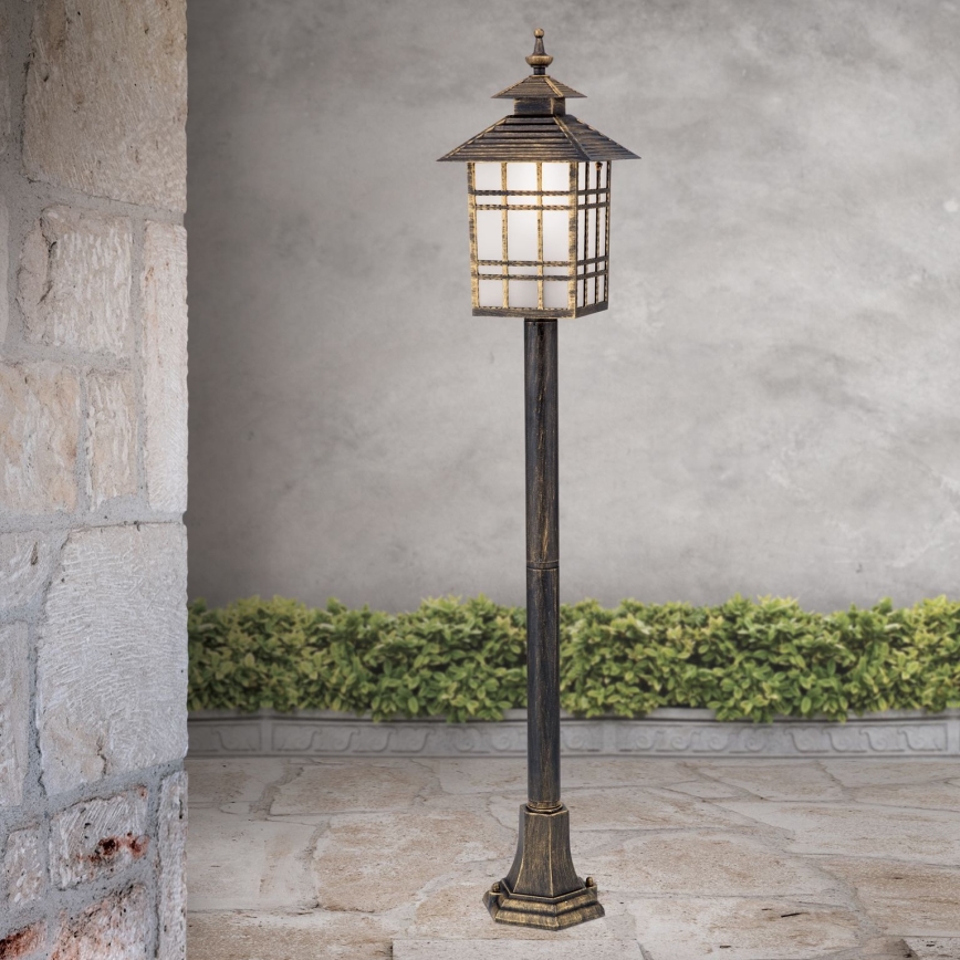 Candeeiro exterior KIKO 1xE27/11W/230V IP44 bronze/pátina