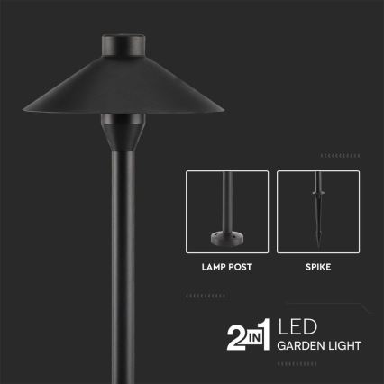 Candeeiro exterior LED 2em1 LED/7W/230V IP65 3000K
