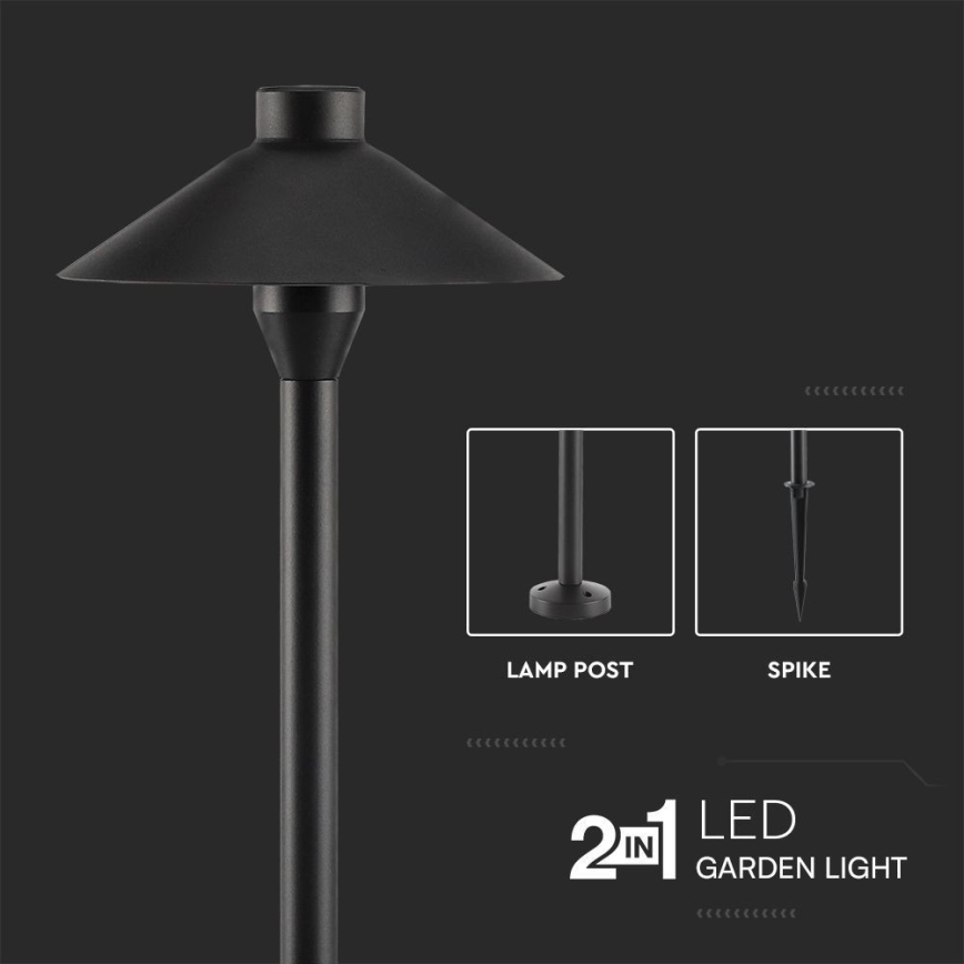Candeeiro exterior LED 2em1 LED/7W/230V IP65 3000K