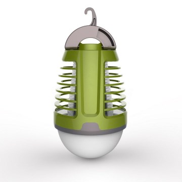 Candeeiro exterior LED com armadilha para insetos LED/5W/USB IP44