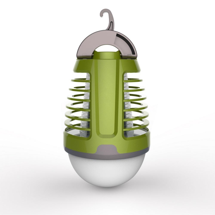 Candeeiro exterior LED com armadilha para insetos LED/5W/USB IP44