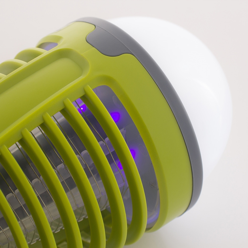 Candeeiro exterior LED com armadilha para insetos LED/5W/USB IP44
