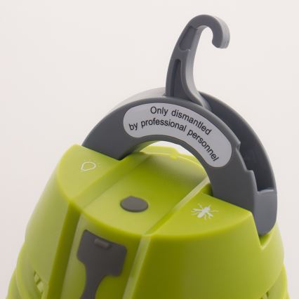 Candeeiro exterior LED com armadilha para insetos LED/5W/USB IP44