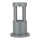 Candeeiro exterior LED LED/10W/230V 25cm 3000K IP65 cinzento