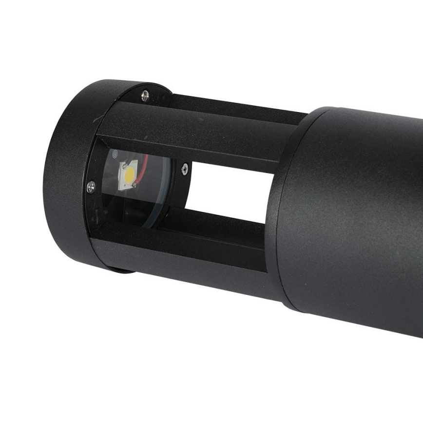 Candeeiro exterior LED LED/10W/230V 25cm 3000K IP65 preto