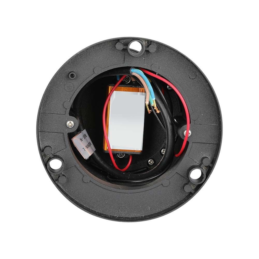 Candeeiro exterior LED LED/10W/230V 25cm 3000K IP65 preto