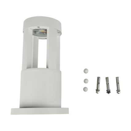 Candeeiro exterior LED LED/10W/230V 25cm 6400K IP65 branco