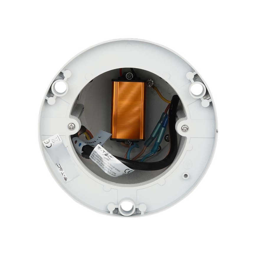 Candeeiro exterior LED LED/10W/230V 80cm 3000K IP65 branco