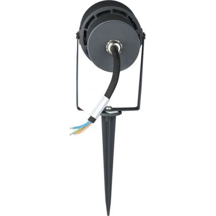 Candeeiro exterior LED LED/12W/100-240V IP65 3000K cinzento
