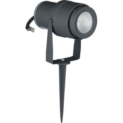 Candeeiro exterior LED LED/12W/100-240V IP65 3000K cinzento